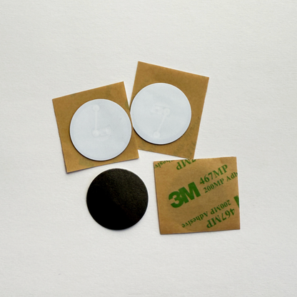NFCタグシール 円形 白25mm 金属対応